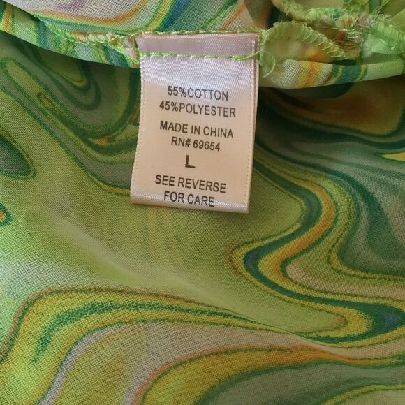 Dizzire Retro Colorful Swimsuit Coverup - Picture 5 of 7